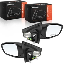 2011-2014 Hyundai Sonata Driver & Passenger Mirror, Powered 2011-2014 Hyundai Sonata, Smooth Black A-Premium APMI2225TW