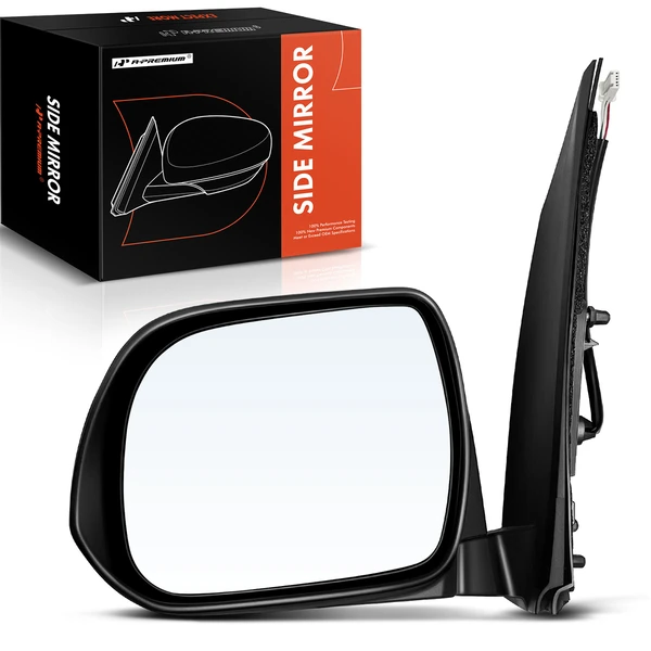 2016-2020 Mercedes-Benz Metris Left Driver Side Mirror, with Heating, Power Adjustment, Non-Folding, Textured Black A-Premium APMI491