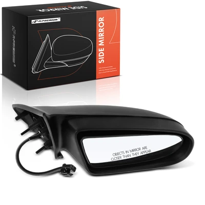 Passenger Black Power Mirror with Power Folding