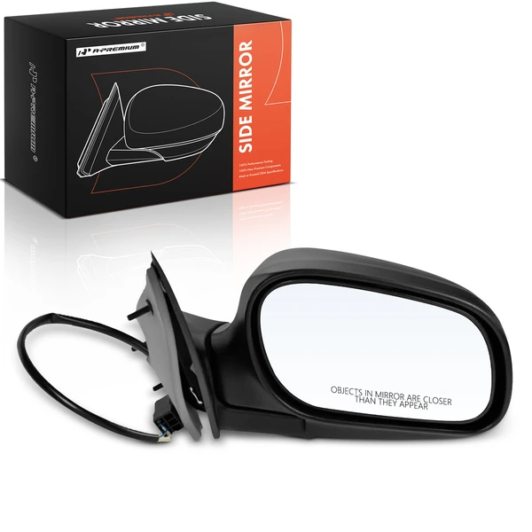 Front Right Passenger Side Mirror, Powered, Black A-Premium APMI2627TW