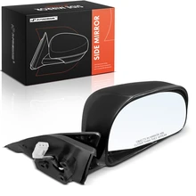 1997-2001 Mitsubishi Mirage Passenger Side Mirror Assembly, Power Adjustment, Manual Folding, Smooth Black A-Premium APMI3070TW