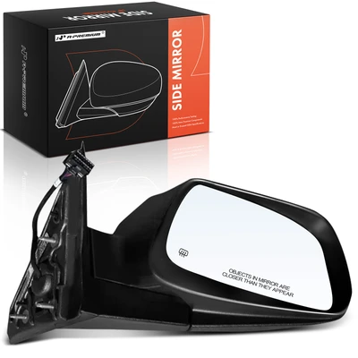 Passenger Black Power Heater Mirror with Power Adjust