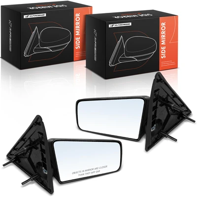 Left & Right Mirror, Manual Adjustment, Textured Black A-Premium APMI3213TW