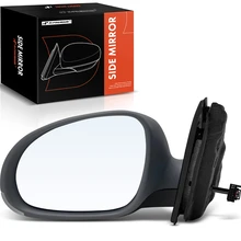 2005-2010 Volkswagen Jetta Left Driver Side Mirror, Powered, with Heated, Primed Gray A-Premium APMI495