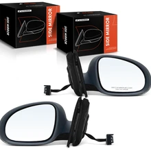 2005-2010 Volkswagen Jetta Driver & Passenger Mirror, Powered, with Heated, Primed Gray A-Premium APMI910TW