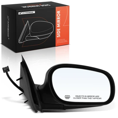 Passenger Black Power Mirror with Heated