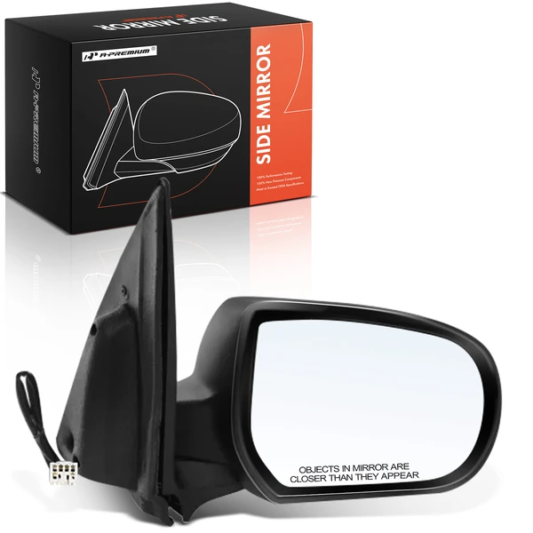 2005-2007 Mercury Mariner Right Passenger Side Mirror, Powered, Textured Black A-Premium APMI2635TW