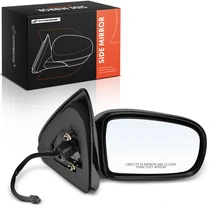 1995-2000 Pontiac Sunfire Passenger Side Mirror Assembly, Power Adjustment, Manual Folding, Smooth Black A-Premium APMI2639TW