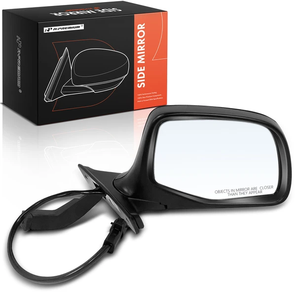 1992-1996 Ford F-150 Right Passenger Side Mirror, Powered 1992-1996 Ford F-150, Chrome A-Premium APMI1841