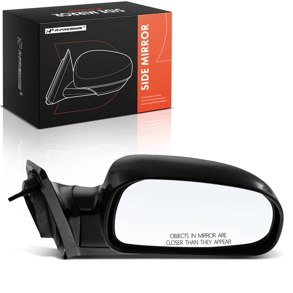 Right Passenger Side Mirror, Powered, Black A-Premium APMI2644TW