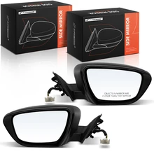 2016 Nissan Rogue Driver & Passenger Mirror, Powered 2016 Nissan Rogue, Smooth Black A-Premium APMI2261TW