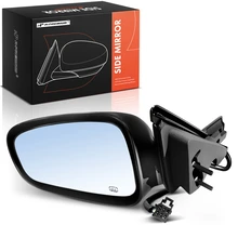 2000-2005 Chevrolet Impala Driver Side Mirror Assembly, with Heating, Power Adjustment, Non-Folding, Smooth Black A-Premium APMI3073TW