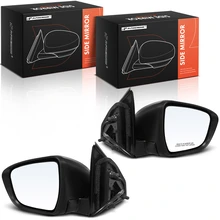 2017-2022 Nissan Rogue Sport Driver & Passenger Mirror, Powered 2017-2022 Nissan Rogue Sport, Smooth Black A-Premium APMI2264TW