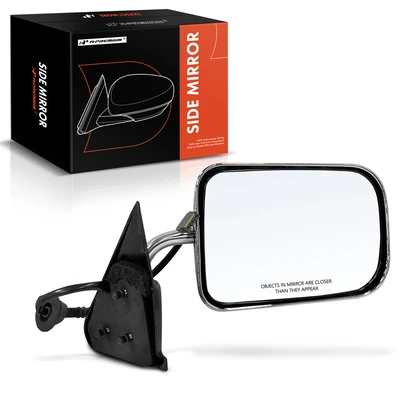 Passenger Chrome Mirror with Power Glass Adjust