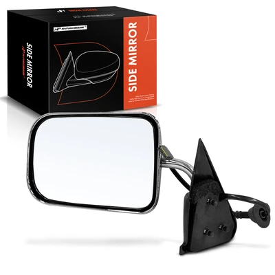 Driver Chrome Mirror with Power Glass Adjust