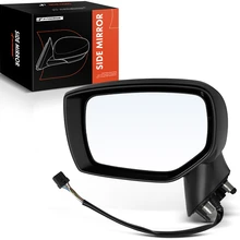 2015-2021 Subaru WRX Left Driver Side Mirror, Powered, with Heated, Smooth Black A-Premium APMI506