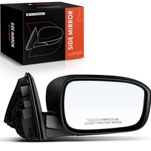 Passenger Smooth Black Power Mirror Assembly