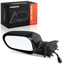 2000-2002 Honda Accord Driver Side Mirror Assembly, Manual Adjustment, Manual Folding, Smooth Black A-Premium APMI2664TW