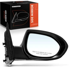 2009-2013 Mazda 6 Right Passenger Side Mirror, Powered 2009-2013 Mazda 6, Smooth Black A-Premium APMI554