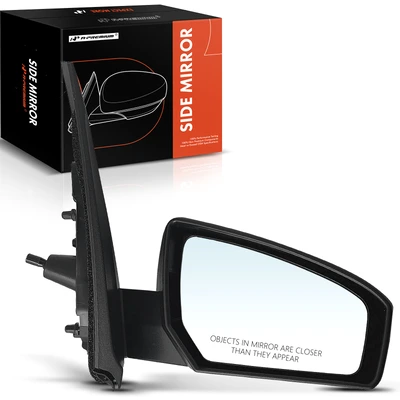 Passenger Black Manual Folding Mirror Assembly