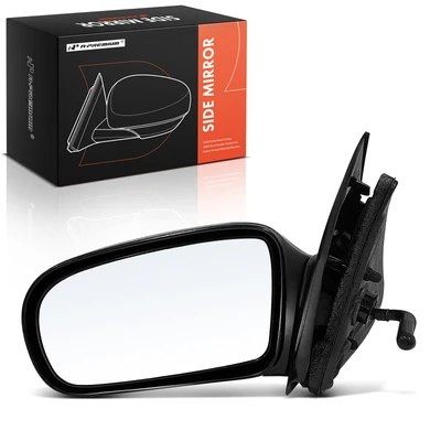 Driver Smooth Black Mirror with Manual Glass Adjust
