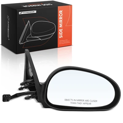 Passenger Black Textured Mirror with Power Glass Adjust