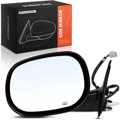 Driver Smooth Black Mirror with Power Glass Adjust