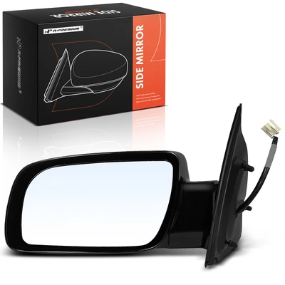 Driver Smooth Black Mirror with Power Glass Adjust