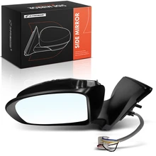 2012-2015 Scion iQ Left Driver Side Mirror, Powered, with Heated, Smooth Black A-Premium APMI2915TW