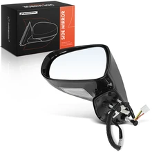 2006-2008 Lexus IS250 Left Driver Side Mirror, Powered, with Heated, Smooth Black A-Premium APMI2919TW