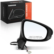 Driver Black Mirror with Power Glass Adjust for Lexus GS350 GS200t GS450h