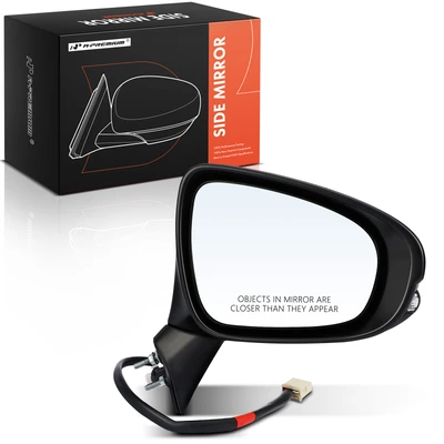 Driver Black Mirror with Power Glass Adjust