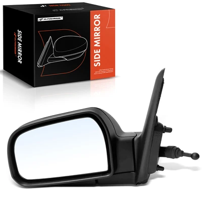 Driver Black Mirror with Manual Glass Adjust