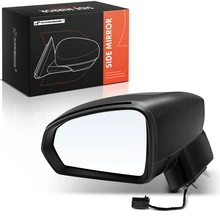 2022-2024 Volkswagen Taos Left Driver Side Mirror, Powered 2022-2024 Volkswagen Taos, Textured Black A-Premium APMI2478