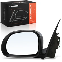 1-Pc Chrome Mirror, Left Driver Side, Manual, with Heated, A-Premium APMI2288TW