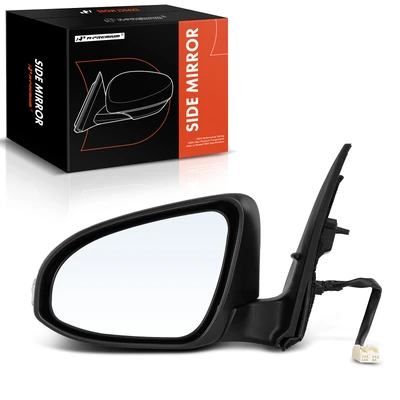 Driver Black Power Heated Mirror