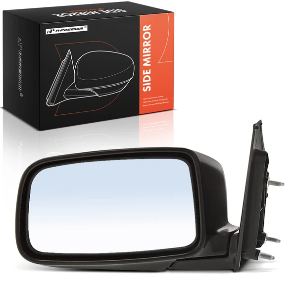 Left Driver Side Mirror, Powered, with Heated, Black A-Premium APMI2678TW