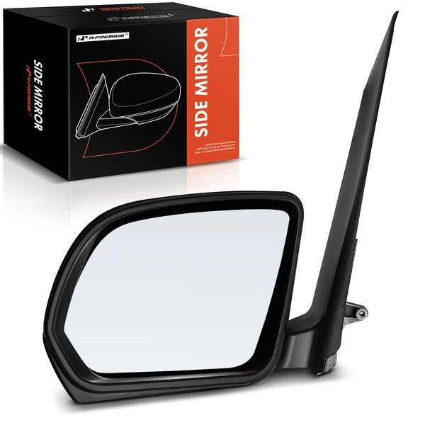 2016-2023 Mercedes-Benz Metris Left Driver Side Mirror, Manual Adjustment, Manual Folding, Textured Black A-Premium APMI995TW