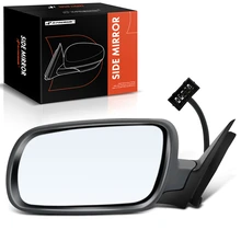 1998-2000 Volkswagen Passat Left Driver Side Mirror, Powered, with Heated, Primed Gray A-Premium APMI998TW