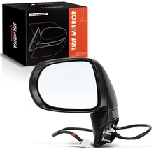 Front Driver Black Power Heated Mirror