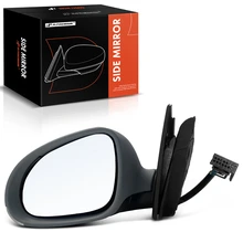 2006-2010 Volkswagen Passat Left Driver Side Mirror, Powered, with Heated, Primed Gray A-Premium APMI1011TW