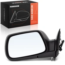 2005-2010 Jeep Grand Cherokee Left Mirror, with Heating, Power Adjustment, Manual Folding, Black A-Premium APMI3081TW
