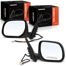 2009-2012 Toyota RAV4 Driver & Passenger Side Mirror Assembly, Power Adjustmented, Black A-Premium APMI2906