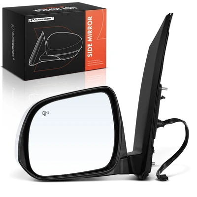 2011-2012 Toyota Sienna Left Driver Side Mirror, Powered, with Heated, White + Black A-Premium APMI012