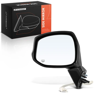 2012-2013 Honda Civic Left Driver Side Mirror, with Heating, Power Adjustment, Manual Folding, Black A-Premium APMI013