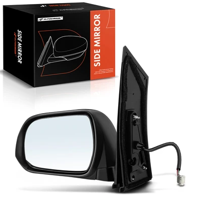 Driver Black Mirror with Power Glass Adjust