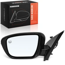 2017 Nissan Pathfinder Left Driver Side Mirror, Powered, with Heated, Smooth Black A-Premium APMI2309TW