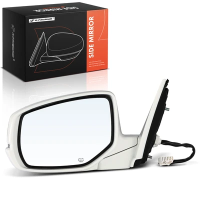 2013-2017 Honda Accord Left Driver Side Mirror, Powered, with Heated, White + Black A-Premium APMI016