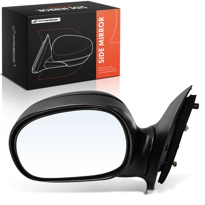 Driver Smooth Black Manual Mirror