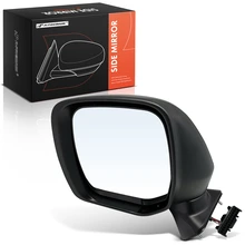 2011-2017 Nissan Quest Left Driver Side Mirror, Powered, with Heated, Smooth Black A-Premium APMI2311TW